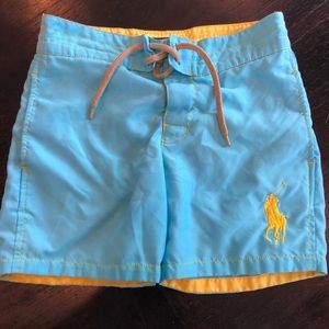 EUC POLO Ralph Lauren Aqua Swim Trunks 4T